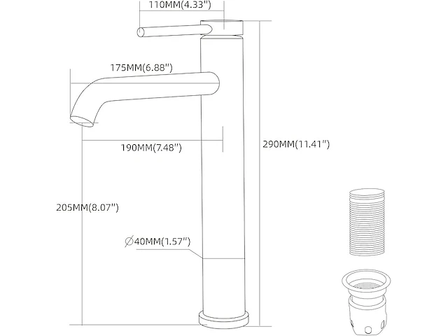 Phasat wastafel mengkraan - afbeelding 4 van  6