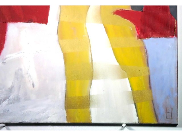 Philip vencken - gemengde techniek op doek - afbeelding 3 van  5