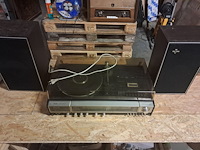 Philipps radio,cassette en platenspeler goede staat + 2 boxen - afbeelding 1 van  8