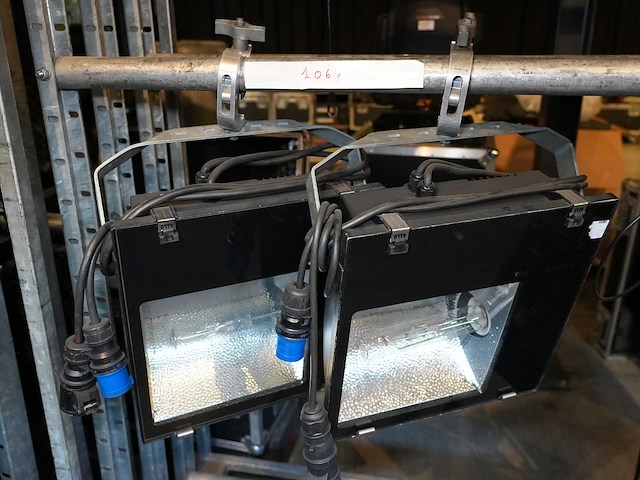 Philips - floodlight – asymmetric hqi 400 ts (set of 2 pcs) - afbeelding 1 van  1