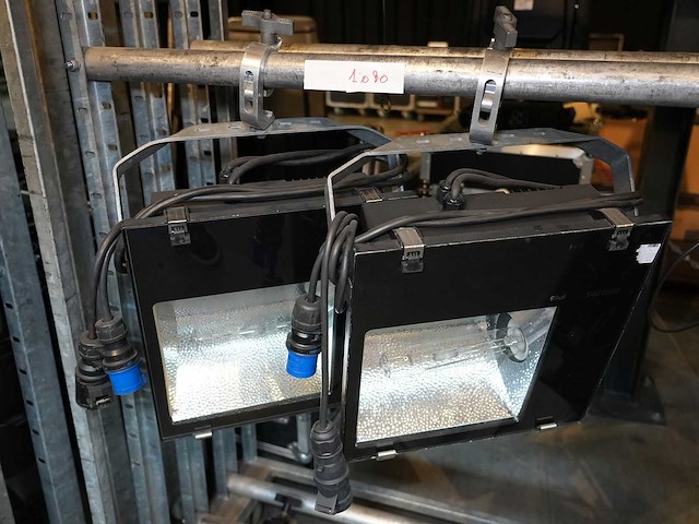 Philips - floodlight – asymmetric hqi 400 ts (set of 2 pcs) - afbeelding 1 van  1