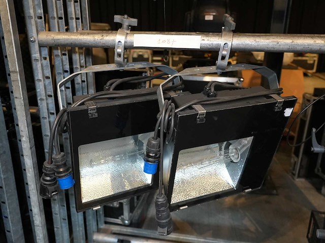 Philips - floodlight – asymmetric hqi 400 ts (set of 2 pcs) - afbeelding 1 van  1