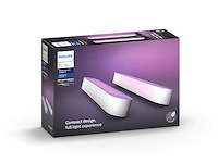 Philips - lichtbalk philips hue wit en gekleurd licht play set van 2 - afbeelding 1 van  3