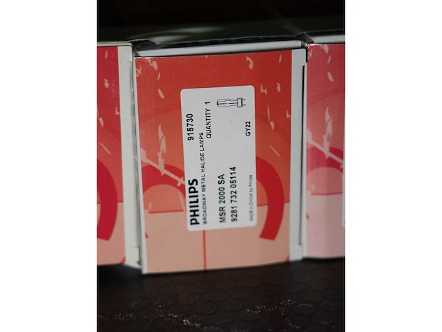 Philips - msr 2000w sa - lighting (2x) - afbeelding 1 van  3