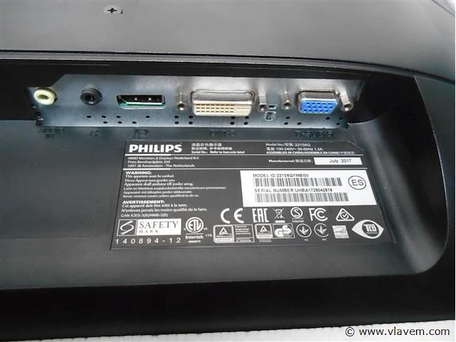 Philips 22"led scherm 220b4lp nieuw - afbeelding 2 van  3