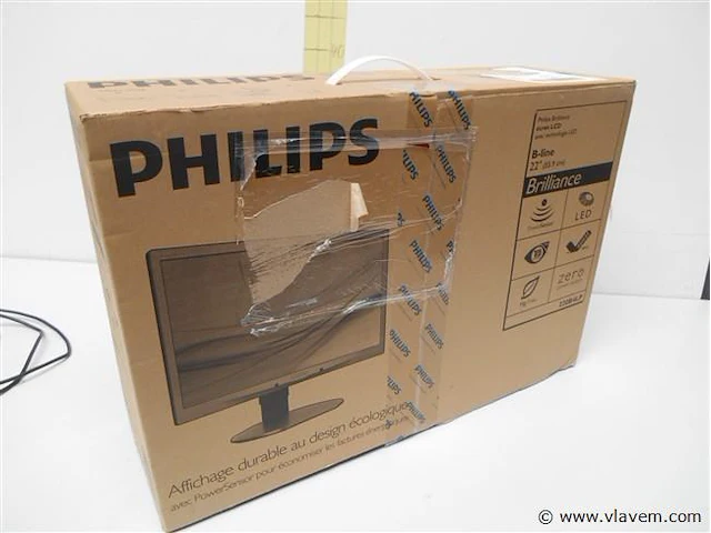 Philips 22"led scherm 22is6q nieuw - afbeelding 3 van  3