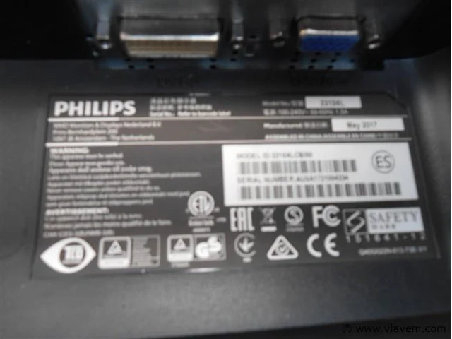 Philips 22"scherm 220s4lcb/00 - afbeelding 3 van  3