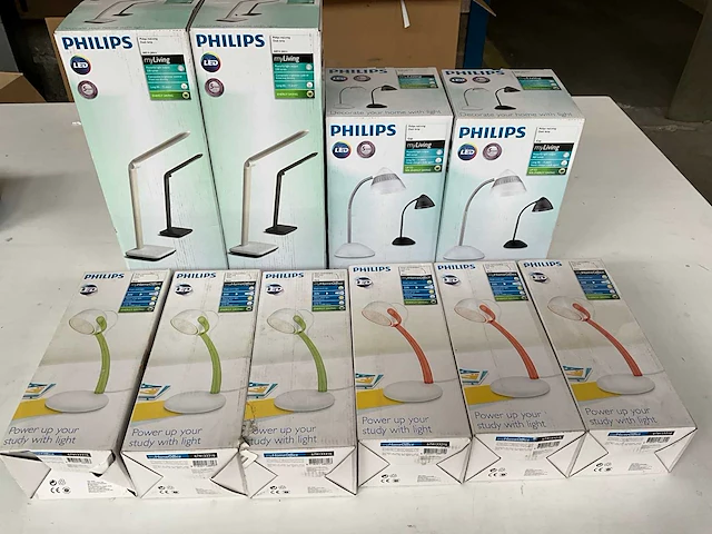 Philips diverse bureaulampen (10x) - afbeelding 1 van  9