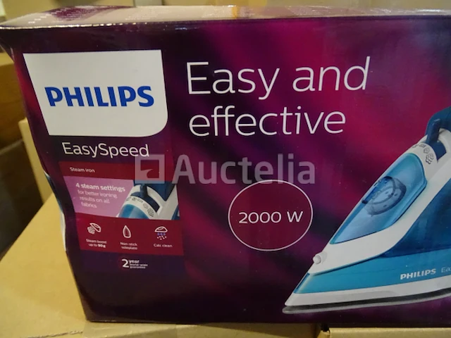 Philips easyspeed stoomstrijkijzer gc1744/20 - afbeelding 2 van  3