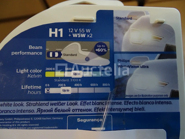 Philips h1 auto lamp set - afbeelding 3 van  3