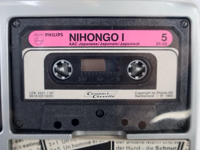 Philips language system cassettes x6 - afbeelding 2 van  3