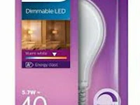 Philips led bulb dimbaar e27 - afbeelding 1 van  2