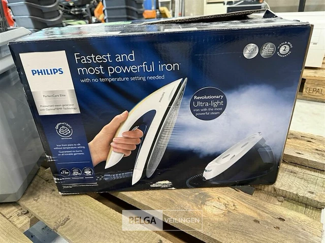 Philips stoomstrijkijzer + 3 vuilbakken - afbeelding 2 van  5