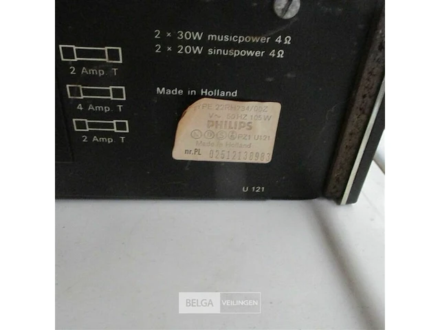 Philips tuner versterker - afbeelding 4 van  5