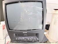 Philips tvcr - tv met ingebouwde video - afbeelding 1 van  3