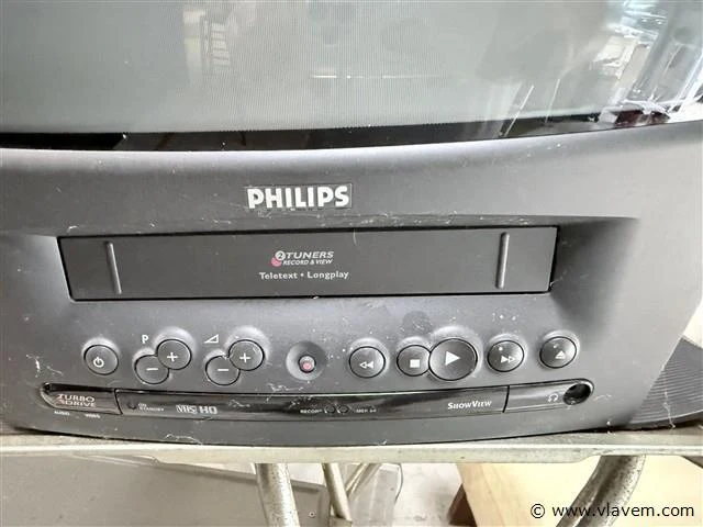 Philips tvcr - tv met ingebouwde video - afbeelding 2 van  3