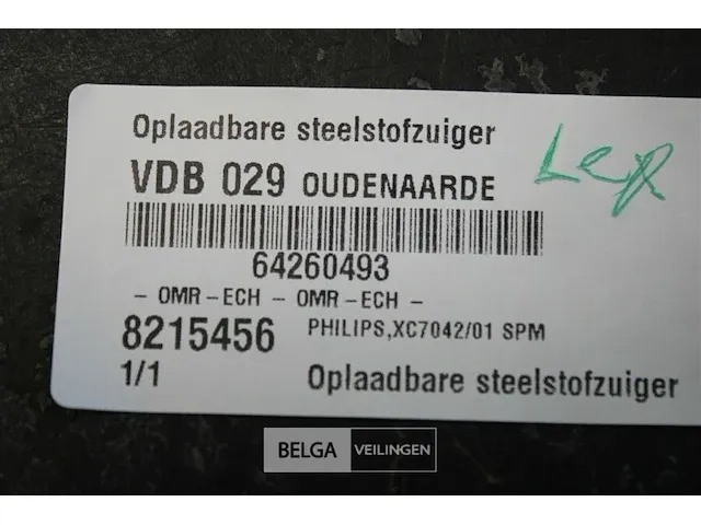Philips xc7042/01 speedpro max oplaadbare steelstofzuiger - afbeelding 5 van  5