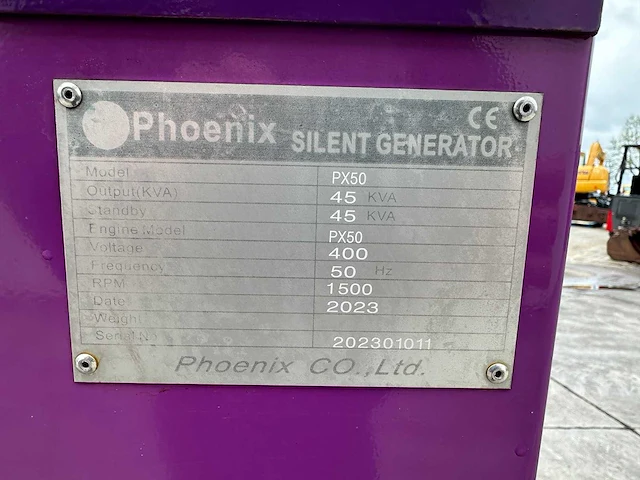 Phoenix - px50 - stroomgenerator - 2023 - afbeelding 11 van  19