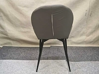 Phoenix grey pu - dining chair (4x) - afbeelding 6 van  8