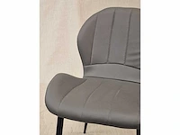 Phoenix grey pu - dining chair (4x) - afbeelding 7 van  8