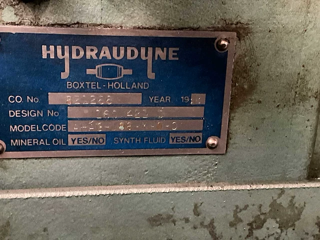 Phw - 100 - persmachine met matrijs voor profielplaten - afbeelding 15 van  22