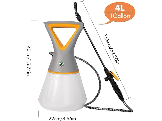 Phyles accu-drukspuit (4l) - afbeelding 2 van  6