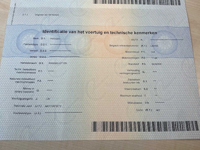 Piaggio vespa 125 - afbeelding 24 van  32
