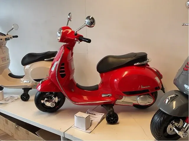 Piaggio vespa kids e-scooter (10x) - afbeelding 5 van  12