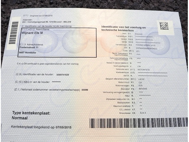 Piaggio vespa lx125 - zapm4430000029104 - 2006 - afbeelding 8 van  25