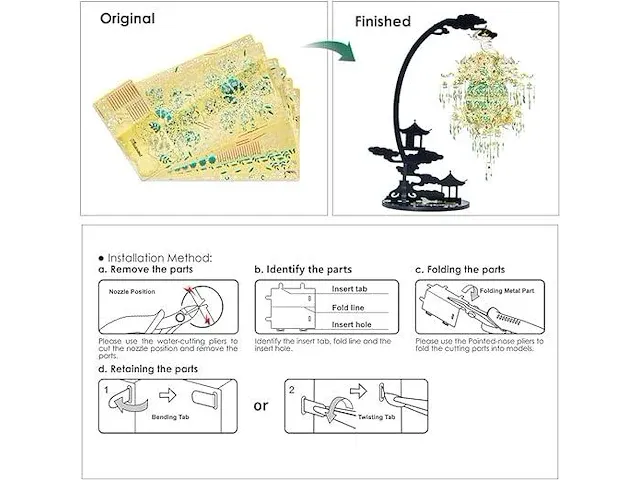 Piececool 3d puzzel - afbeelding 3 van  4