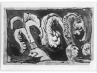 Pierre alechinsky - a propos de binche - offset - afbeelding 2 van  5