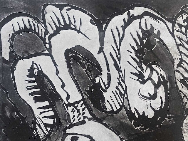 Pierre alechinsky - a propos de binche - offset - afbeelding 5 van  5