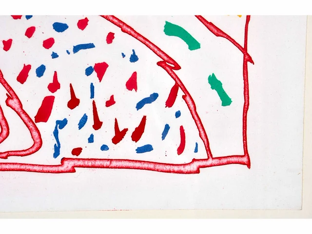 Pierre alechinsky - dame taride - lithografie en ets - afbeelding 5 van  7
