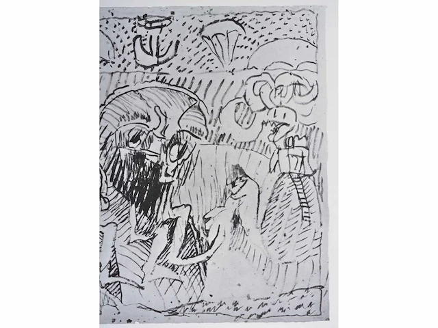 Pierre alechinsky - ecouter dessiner - offset - afbeelding 5 van  6