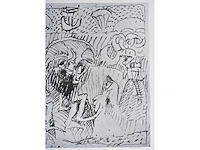 Pierre alechinsky - ecouter dessiner - offset - afbeelding 5 van  6