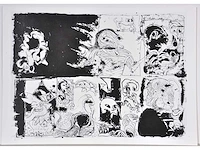 Pierre alechinsky - journal déplié - offset - afbeelding 2 van  5