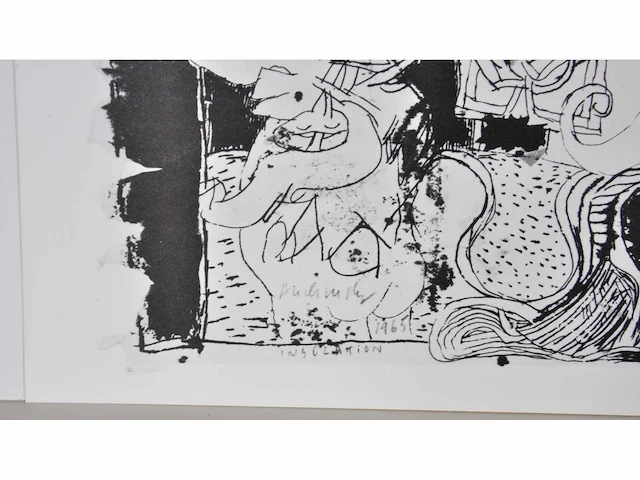 Pierre alechinsky - journal déplié - offset - afbeelding 3 van  5