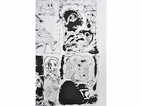 Pierre alechinsky - journal déplié - offset - afbeelding 4 van  5