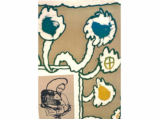 Pierre alechinsky - lettre ouverte - litho - afbeelding 6 van  9