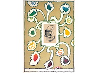 Pierre alechinsky - lettre ouverte - litho - afbeelding 1 van  12