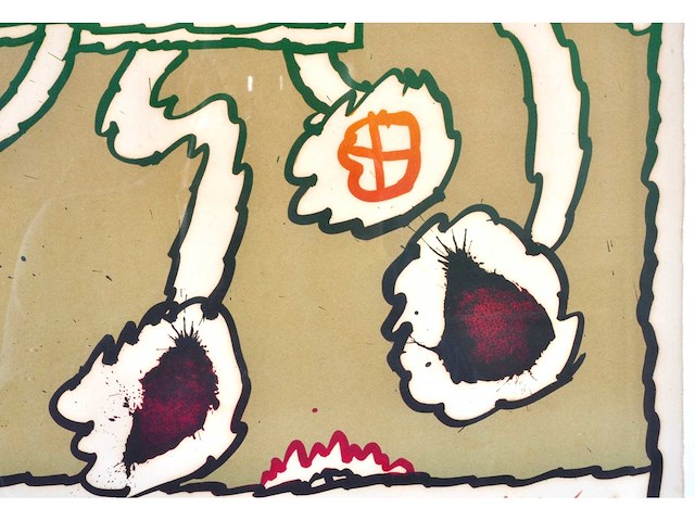 Pierre alechinsky - lettre ouverte - litho - afbeelding 11 van  12