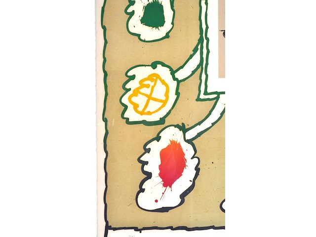 Pierre alechinsky - lettre ouverte - litho - afbeelding 12 van  12