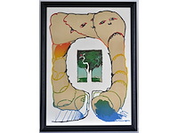 Pierre alechinsky - retour aux sources - litho - afbeelding 4 van  11