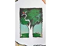 Pierre alechinsky - retour aux sources - litho - afbeelding 6 van  11