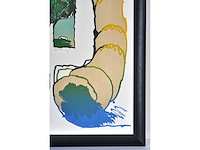 Pierre alechinsky - retour aux sources - litho - afbeelding 7 van  11