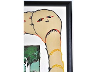 Pierre alechinsky - retour aux sources - litho - afbeelding 10 van  11