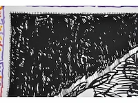 Pierre alechinsky - sans l’ecorce b - litho en ets/ aquatint - afbeelding 3 van  13
