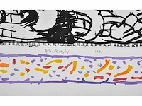 Pierre alechinsky - sans l’ecorce b - litho en ets/ aquatint - afbeelding 7 van  13