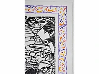 Pierre alechinsky - sans l’ecorce b - litho en ets/ aquatint - afbeelding 10 van  13