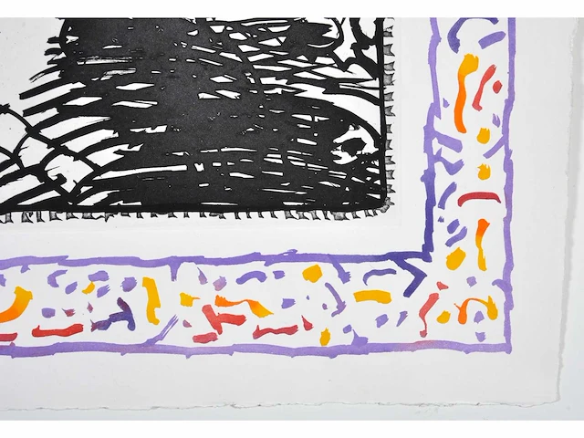 Pierre alechinsky - sans l’ecorce b - litho en ets/ aquatint - afbeelding 11 van  13
